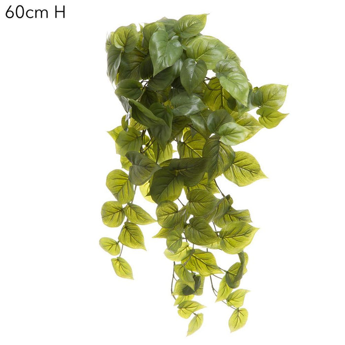 Philo Hanging Bush Real Touch 60cm Green Pack of 6