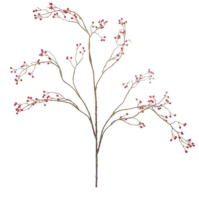 Mini Berry Branch Red 120cm Pack of 6