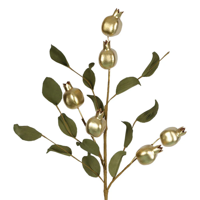 Pomegranate Stem Gold 65cm Pack of 6