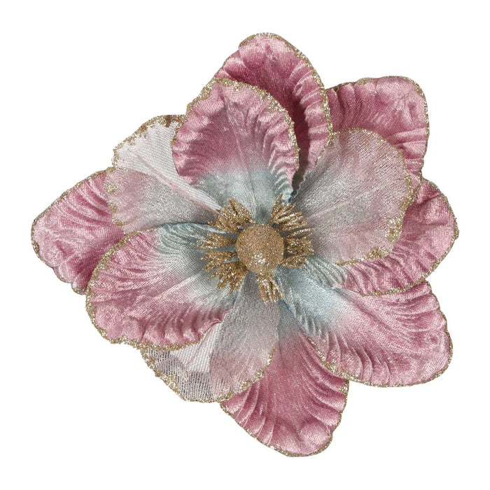 Halon Clip On Flower Pink 24cm Pack of 24