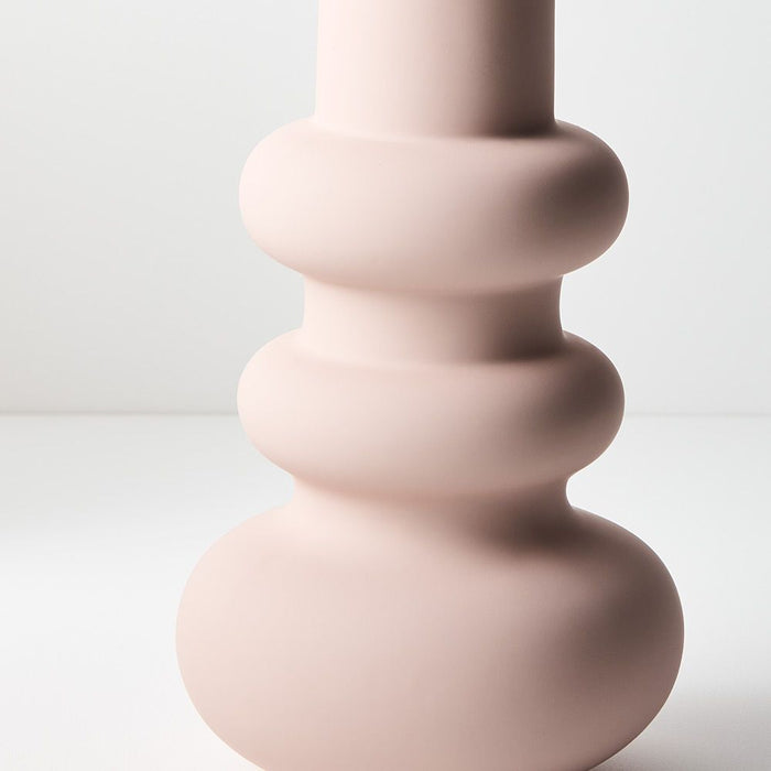 Vase Lucena Light Pink 29.2cm x 17.5cm Pack of 2
