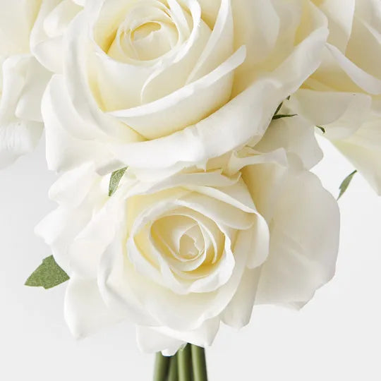 Rose Kaisa Bouquet White 30cm - Pack of 6