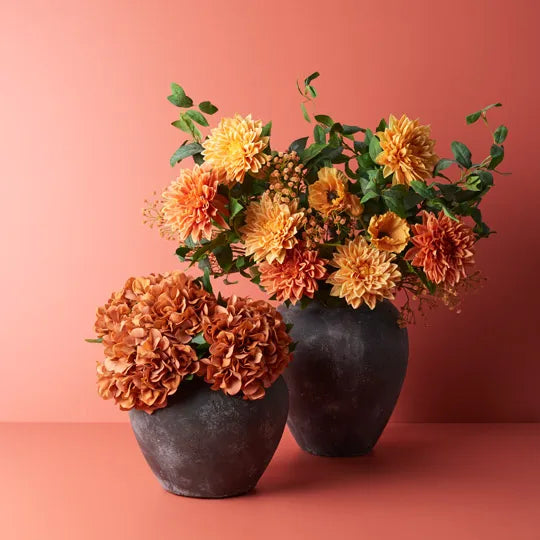 Dhalia Orange 71cm Pack of 12