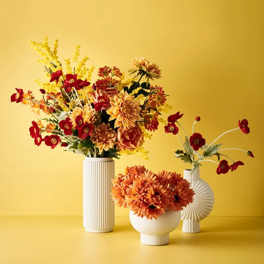 Gerbera Bouquet Orange 30cm Set of 6