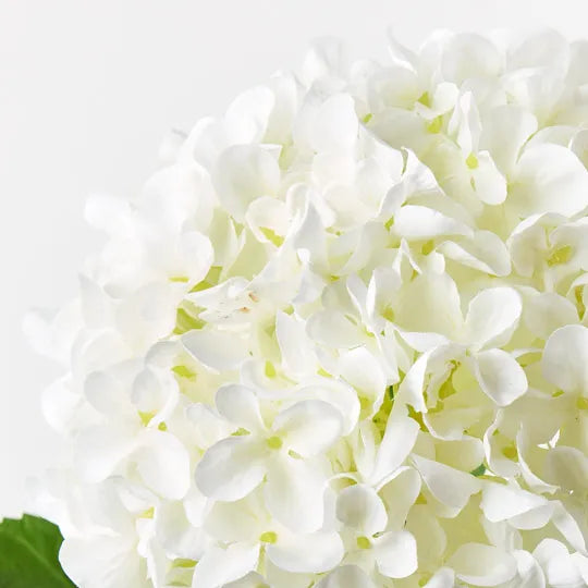 Hydrangea Bouquet White 68cm Set of 12