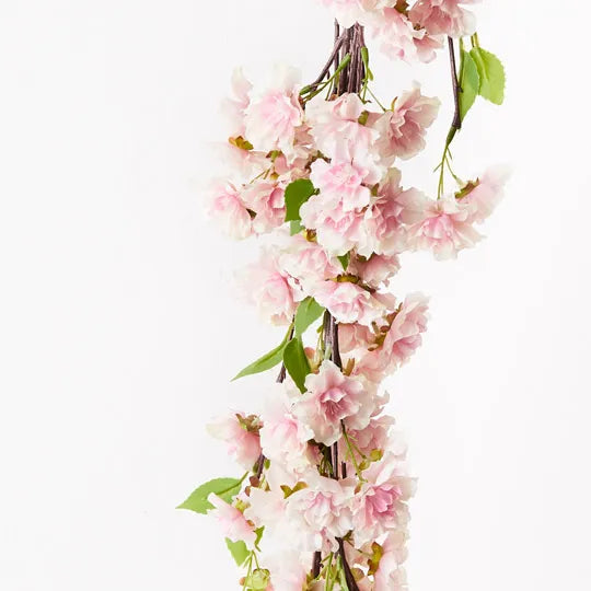 Blossom Cherry Garland Light Pink 180cm Set of 6
