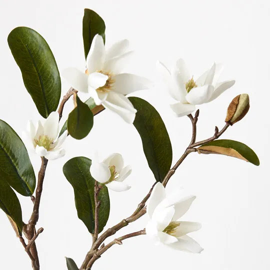 Magnolia Pearl Spray White 83cm Set of 12