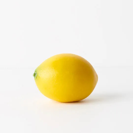 Fruit Lemon Yellow 8cm - Pack of 12