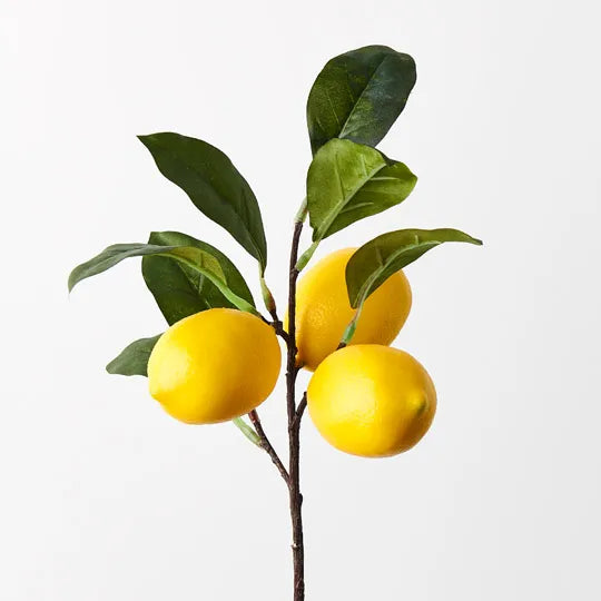 Fruit Lemon Spray Yellow 40cm - Pack of 12