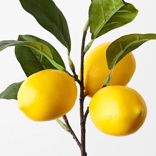 Fruit Lemon Spray Yellow 40cm - Pack of 12