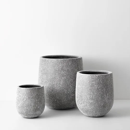 Rok Oskar Grey Pot 55cm - Set of 3