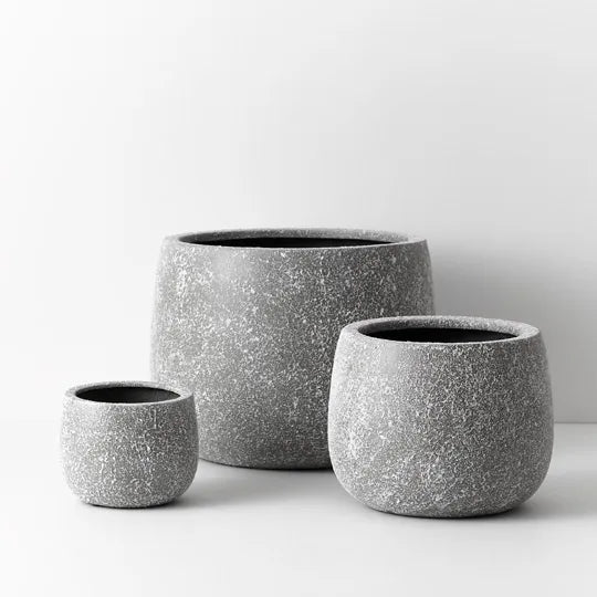 Rok Oskar Grey Pot 56cm - Set of 3