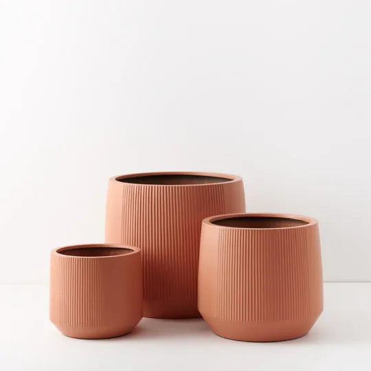 Dune Kalo Terracotta Pot 55cm - Set of 3