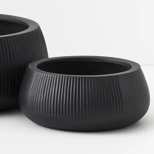 Dune Nejalo Black Pot 21cm - Set of Two