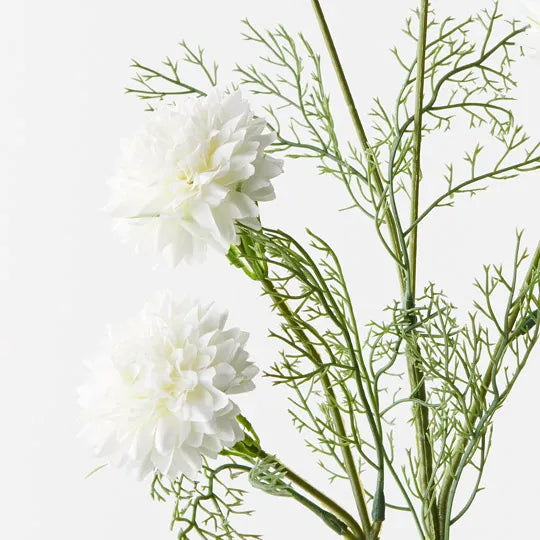 Cornflower Spray White 68cm - Pack of 12