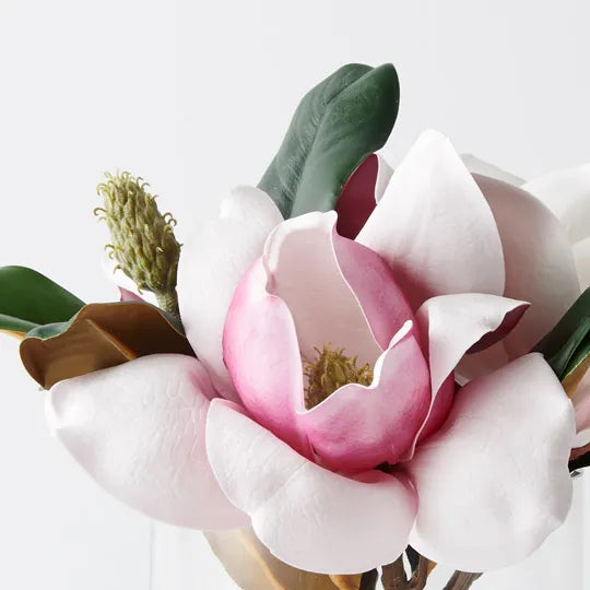 Magnolia Mix in Vase Fuschia 27cm