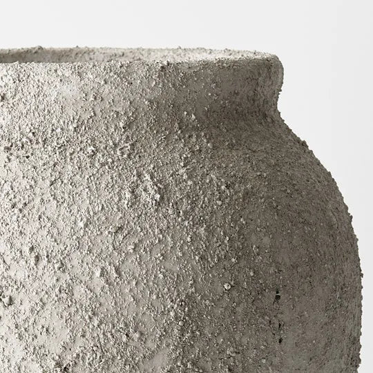 Fiori Antique Grey Pot 35cm - Set of 2