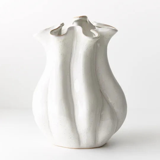 Anabella White Vase - Set of 2