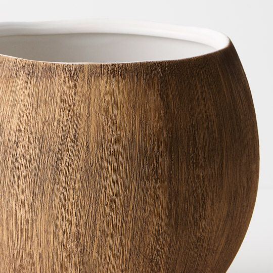 Pot Calypso Brown 17cm Pack of 2