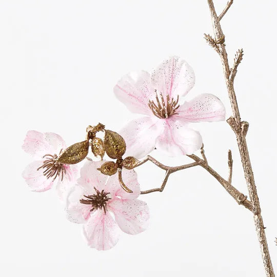 Blossom Metallic Spray Light Pink Gold 50cm - Pack of 24