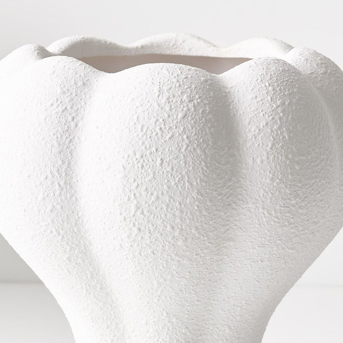 Pot Aura White 25cm x 25cm Pack of 2