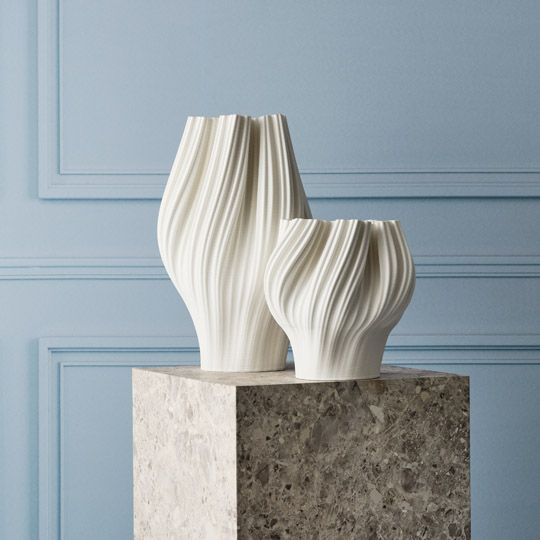 Bodhi Vase Ivory White 42cm