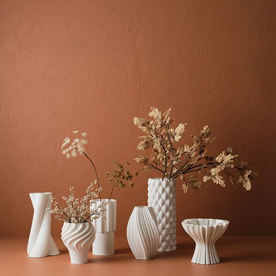 Vase Carter Ivory White 22cm