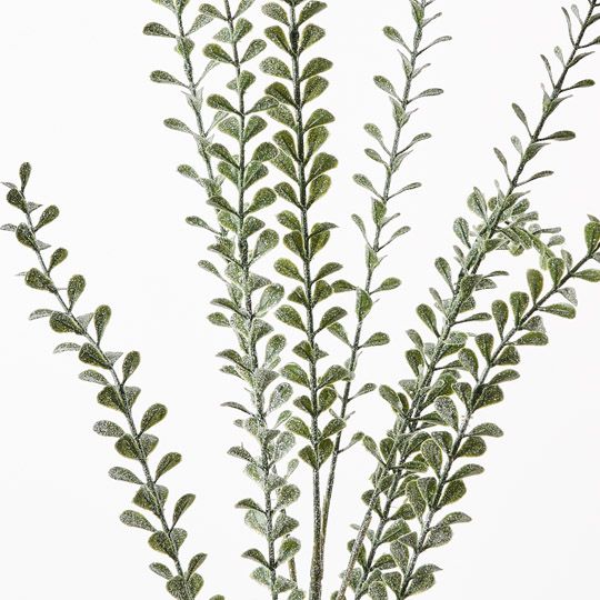 Fern Glitter Spray Green Silver 81cm Pack of 12