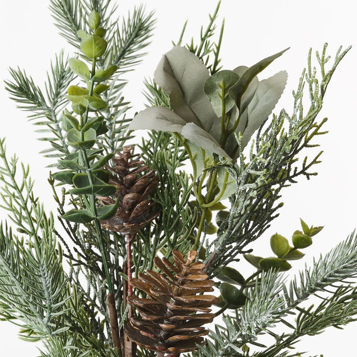 Pine Cone Mix Pick Grey Green 46cm Pack of 12