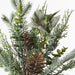 Pine Cone Mix Pick Grey Green 46cm Pack of 12