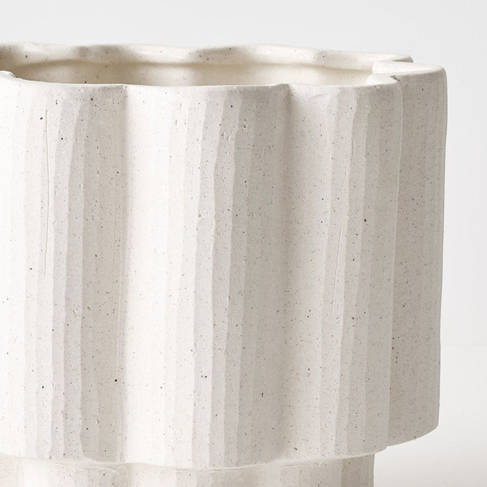 Gustel Pot White 21cm x 23cm Pack of 2