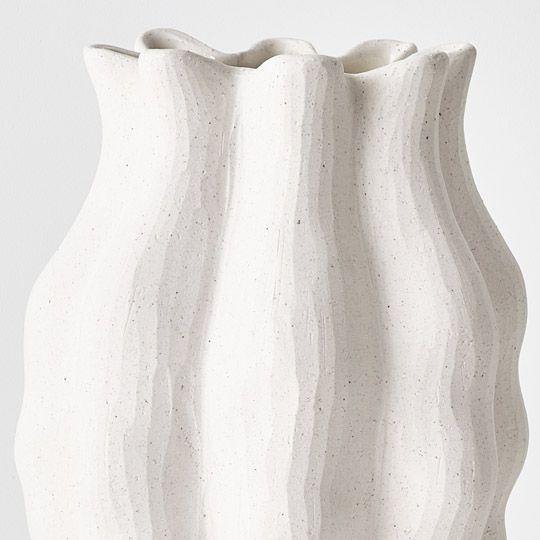 Eudora Vase White 36cm Pack of 2
