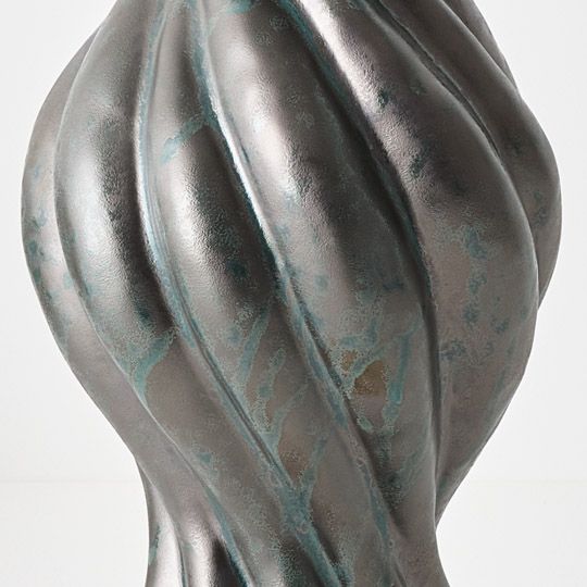 Gustel Twist Vase Pine Green 30cm Pack of 2