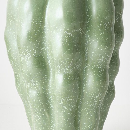 Eudora Vase Pickle Green 36cm Pack of 2