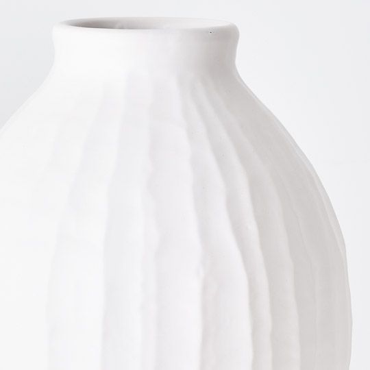 Vase Naltika White 28cm Pack of 2