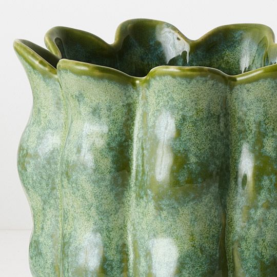 Oliva Pot Basil Green 24cm Pack of 2