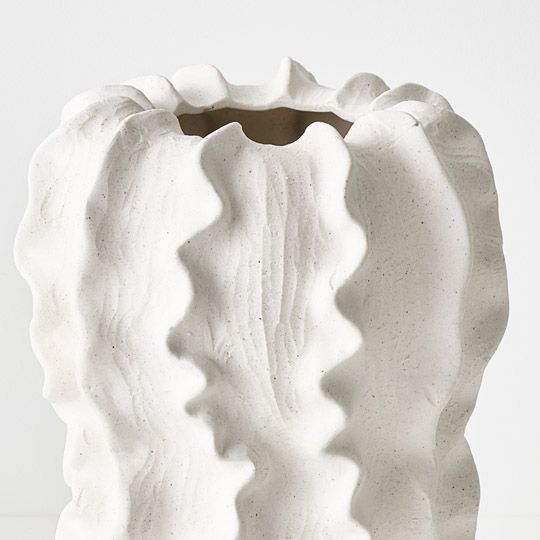 Zasha Vase White 31cm Pack of 2