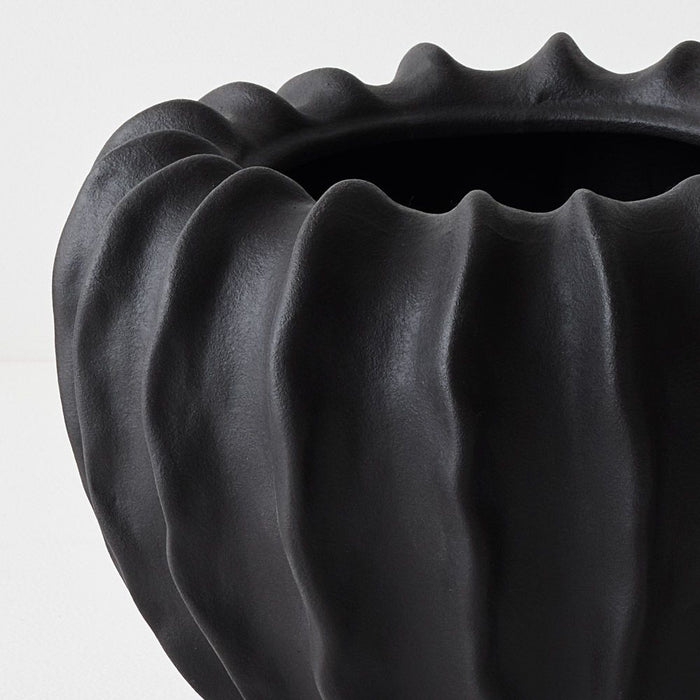 Zasha Pot Black 19cm x 25cm Pack of 2