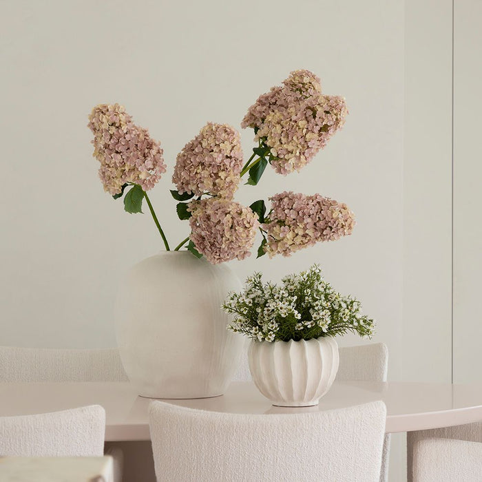 Zasha Pot White 19cm x 25cm Pack of 2