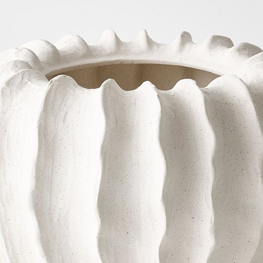 Zasha Pot White 27cm Pack of 2