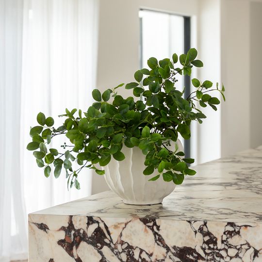 Zasha Pot White 27cm Pack of 2