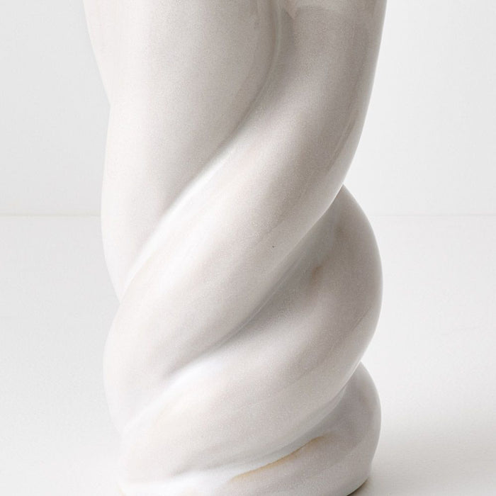 Duvessa Vase White 37cm x 14cm Pack of 2