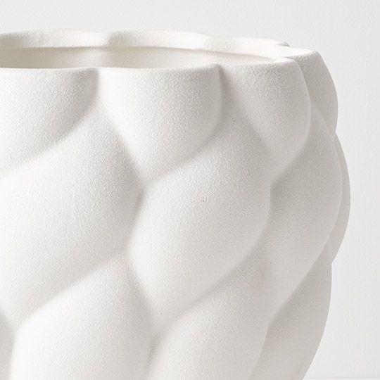 Hope Pot White 22cm Pack of 2