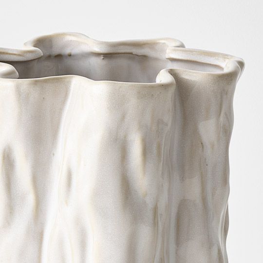 Henrika Vase White 26cm Pack of 2