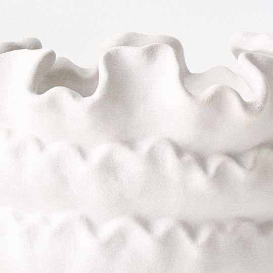 Zenika Pot White 22cm Pack of 2