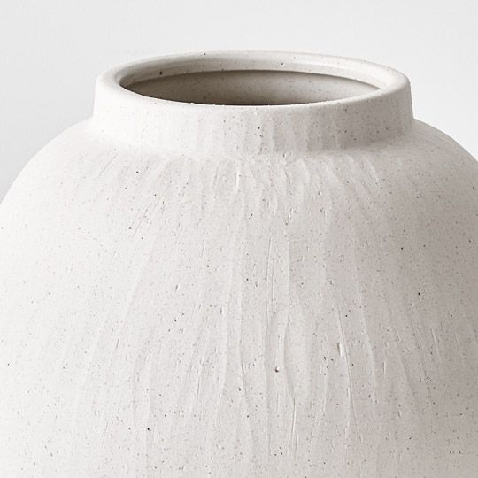 Lerato Pot White Chalk 25cm Pack of 2