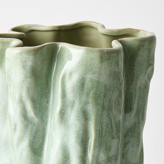Henrika Vase Pickle Green 36cm Pack of 2