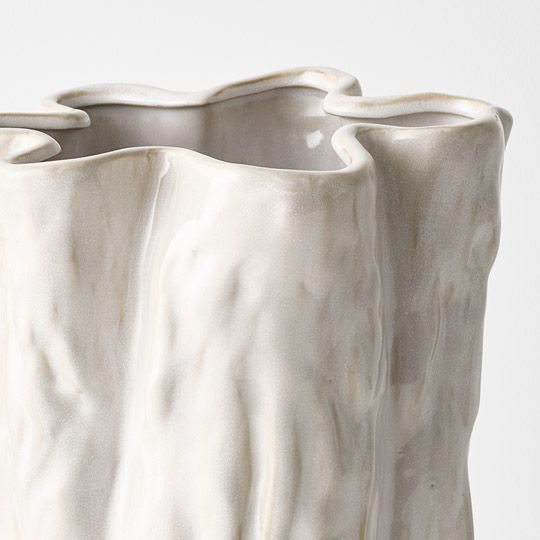 Henrika Vase White 36cm Pack of 2