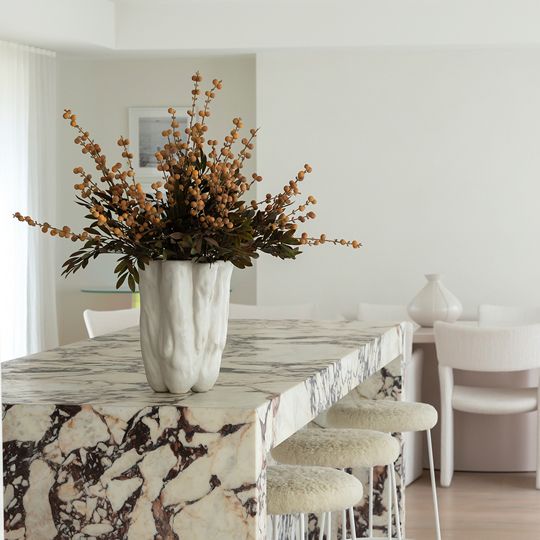 Henrika Vase White 36cm Pack of 2