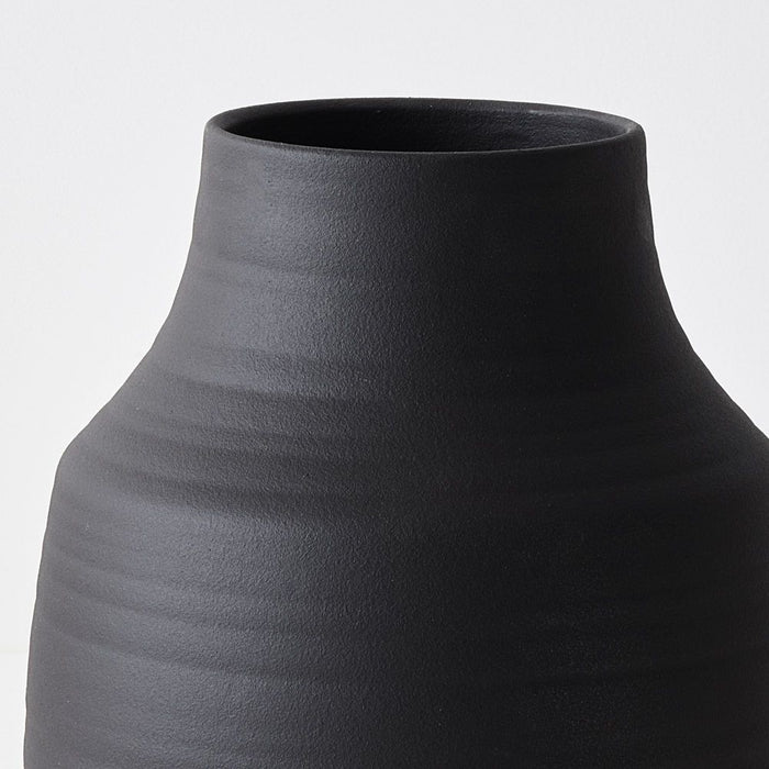 Malucca Pot Black 23cm x 20cm Pack of 2